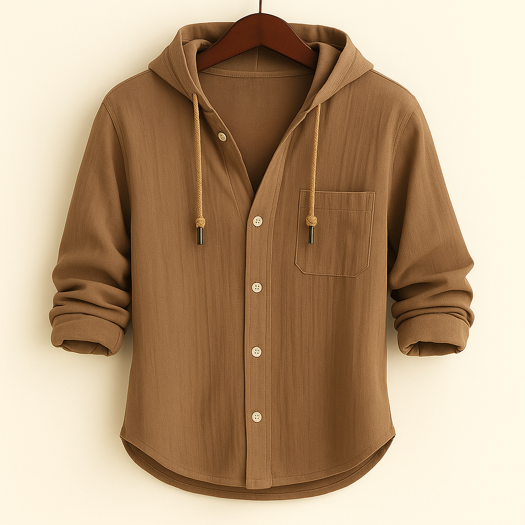 Sevanno | Luxury Soft-Cotton Hooded Shirt
