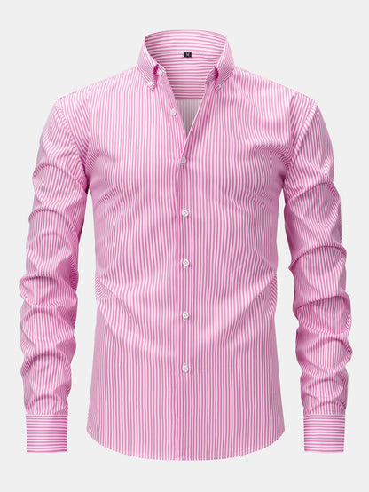 Sevanno | Striped Long-Sleeve Button-Up Shirt