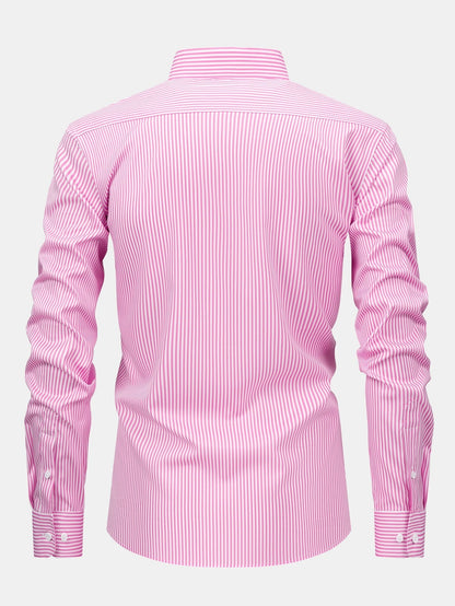 Sevanno | Striped Long-Sleeve Button-Up Shirt