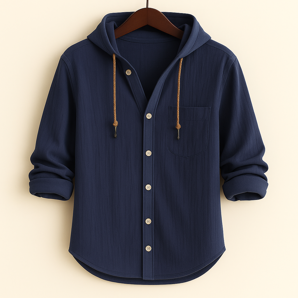 Sevanno | Luxury Soft-Cotton Hooded Shirt