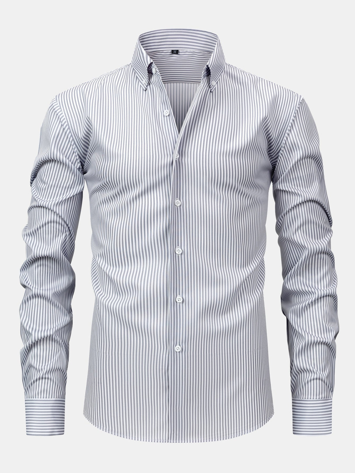 Sevanno | Striped Long-Sleeve Button-Up Shirt