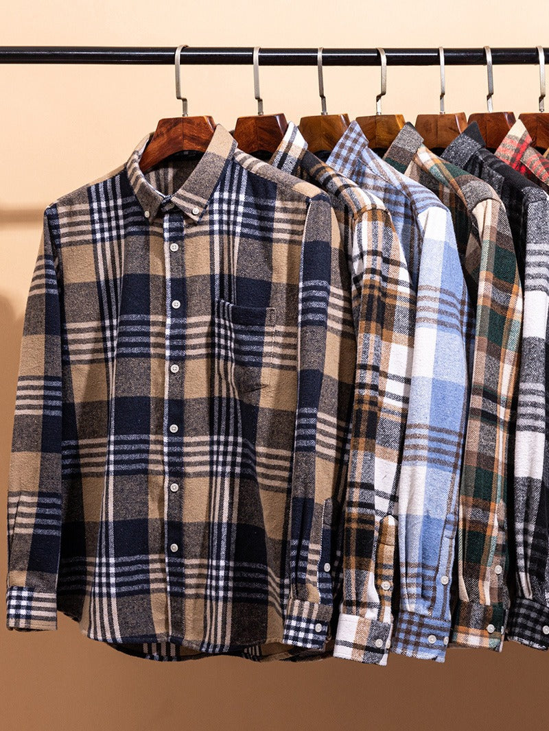 Sevanno | Modern Men’s Plaid Shirt