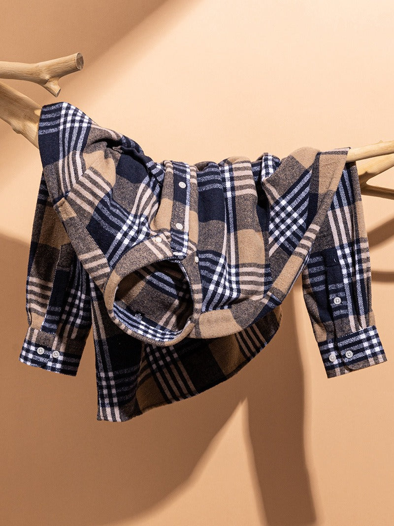 Sevanno | Modern Men’s Plaid Shirt