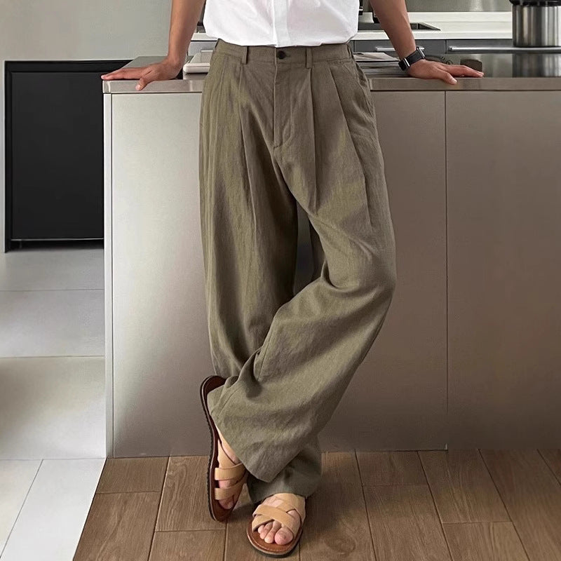 Louis | Wide-Leg Linen Trousers