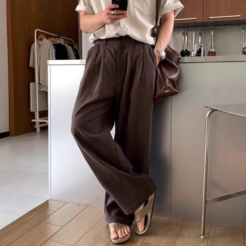 Louis | Wide-Leg Linen Trousers
