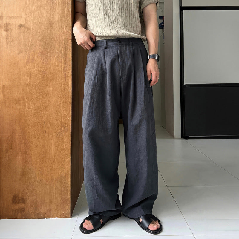 Louis | Wide-Leg Linen Trousers
