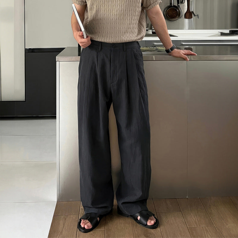 Louis | Wide-Leg Linen Trousers
