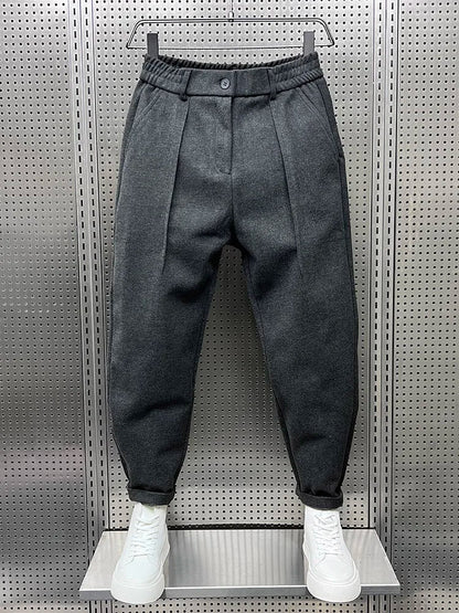 Sevanno | Men’s Textured Tapered Trousers
