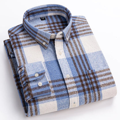 Sevanno | Modern Men’s Plaid Shirt