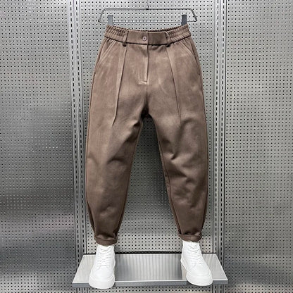 Sevanno | Men’s Textured Tapered Trousers