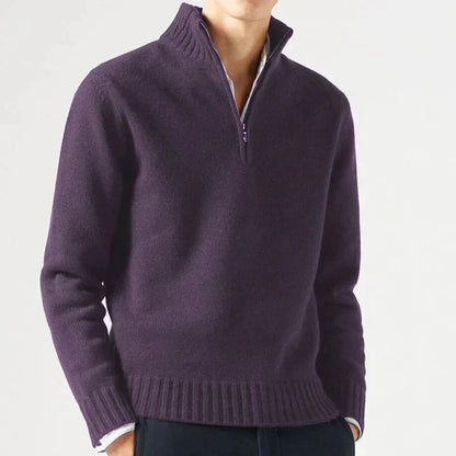 Sevanno | Men’s Wool Zip Turtleneck