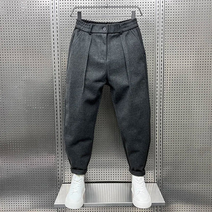 Sevanno | Men’s Textured Tapered Trousers