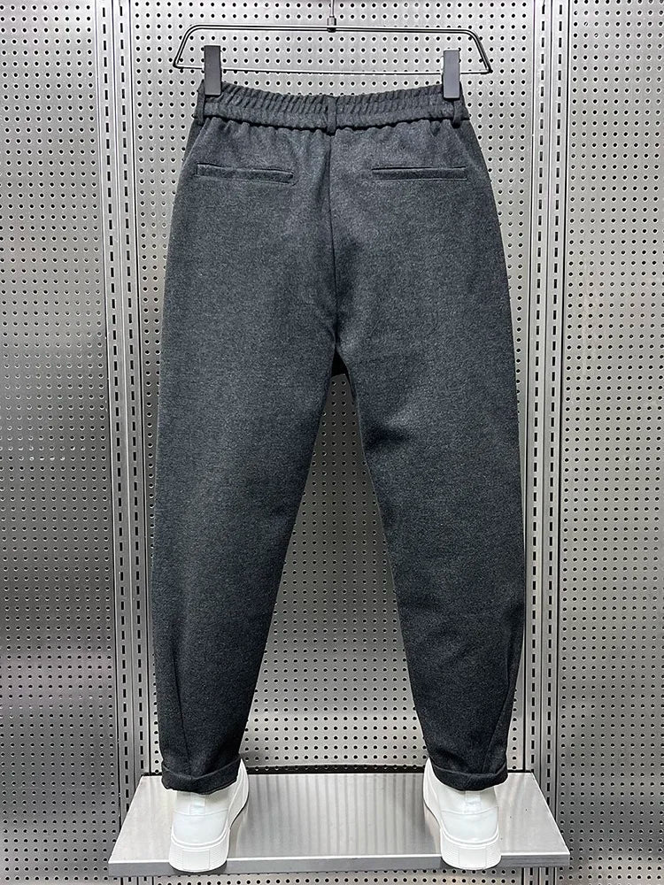 Sevanno | Men’s Textured Tapered Trousers