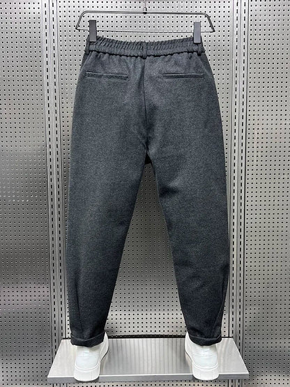 Sevanno | Men’s Textured Tapered Trousers
