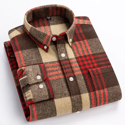 Sevanno | Modern Men’s Plaid Shirt