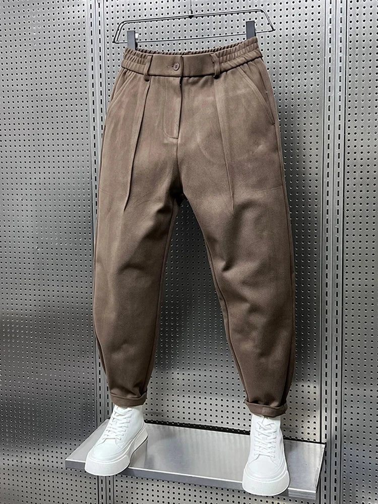 Sevanno | Men’s Textured Tapered Trousers