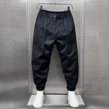 Sevanno | Men’s Textured Tapered Trousers