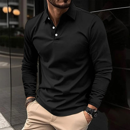 Sevanno | Classic Men’s Long-Sleeve Polo