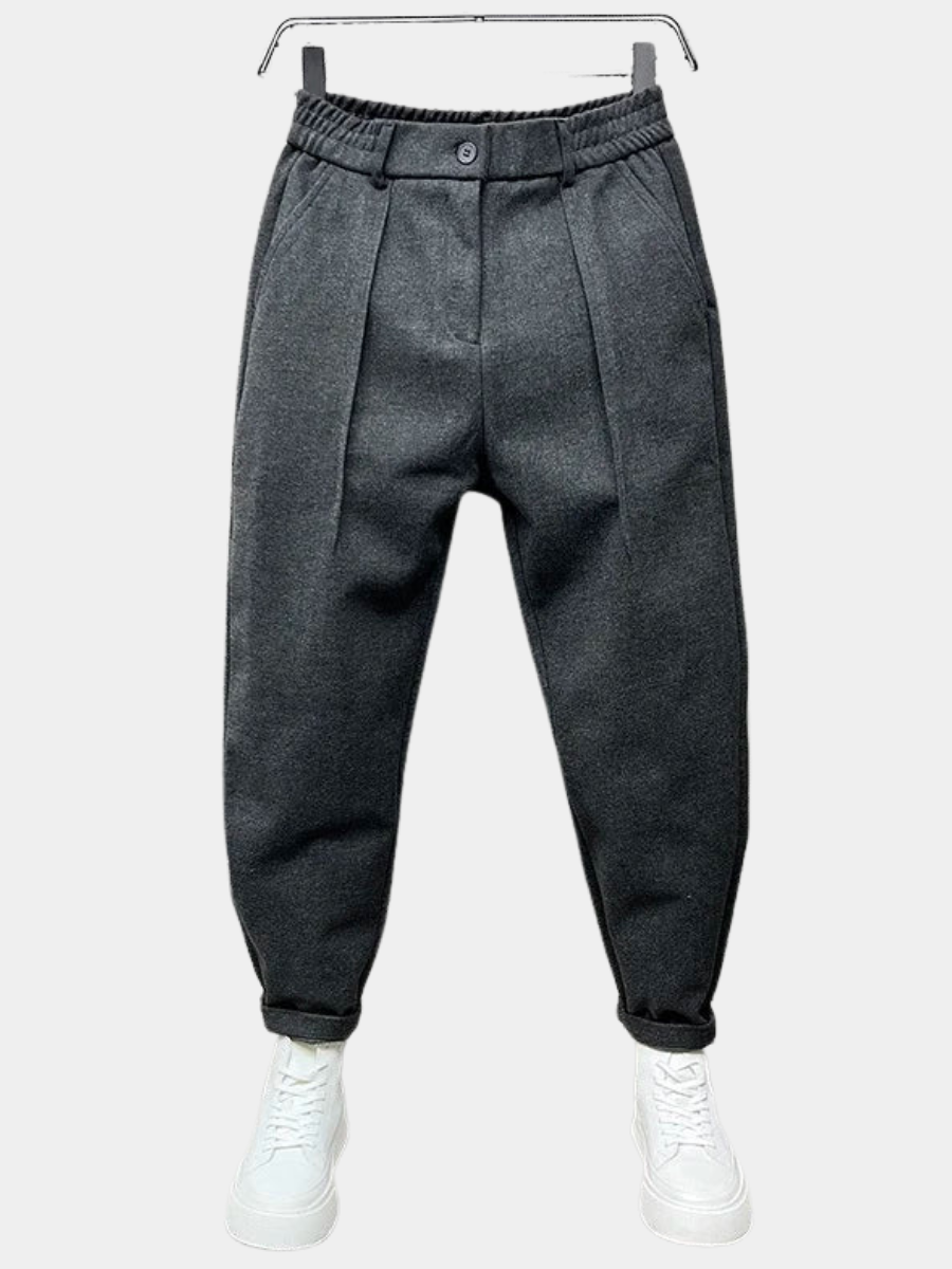Sevanno | Men’s Textured Tapered Trousers