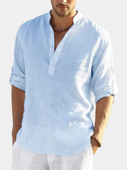 Sevanno | Men’s Cotton-Linen Shirt