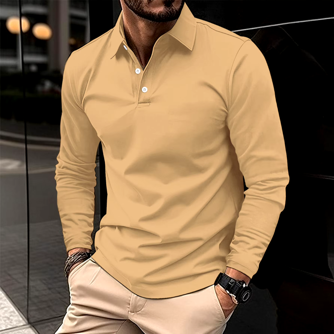 Sevanno | Classic Men’s Long-Sleeve Polo